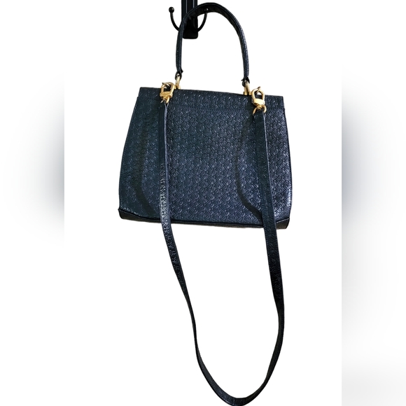 Escada Vintage Rare Daisy Embossed Handbag - Picture 2 of 10